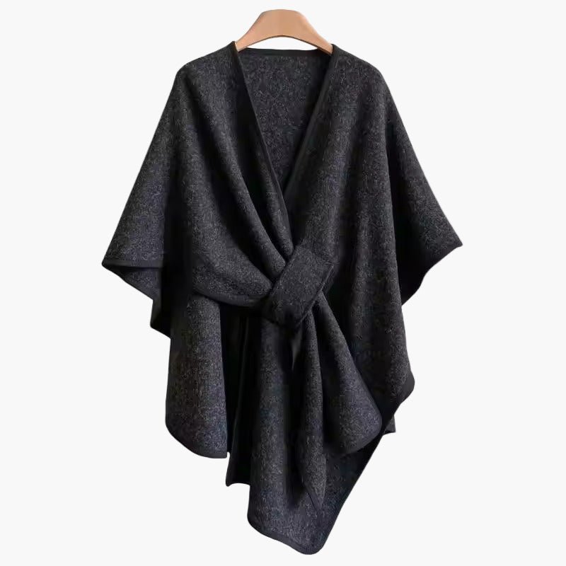 Poncho - Écharpe Style Décontracté en Coton pour Femmes - Emilia Lane