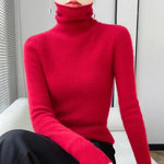 Pull à Col Roulé en Laine pour Femmes - Emilia Lane