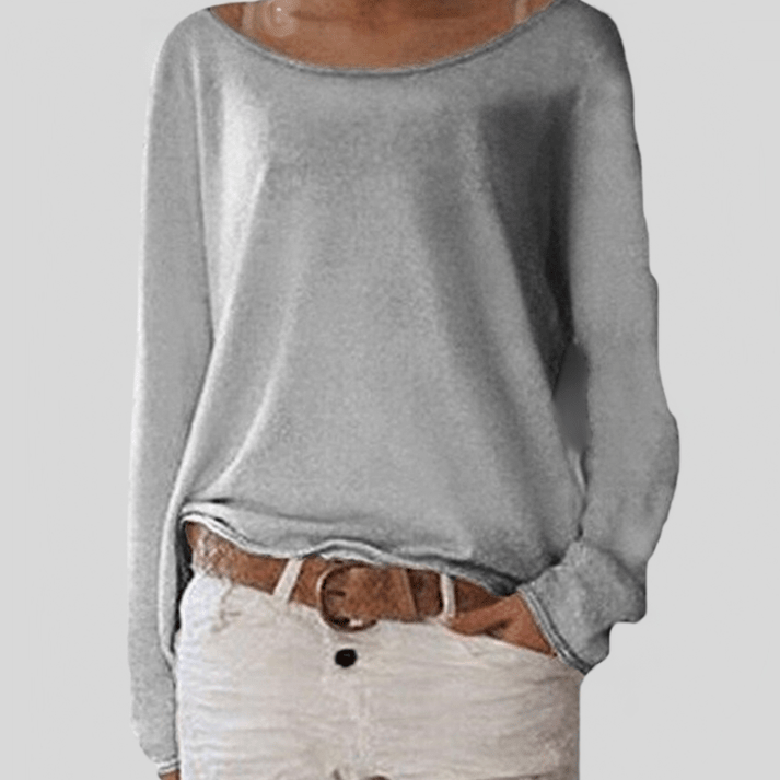 Pull Élégant Col Rond pour Femmes - Emilia Lane