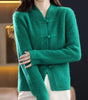 Pull en laine tricoté à col montant pour femmes - Emilia Lane