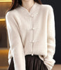 Pull en laine tricoté à col montant pour femmes - Emilia Lane