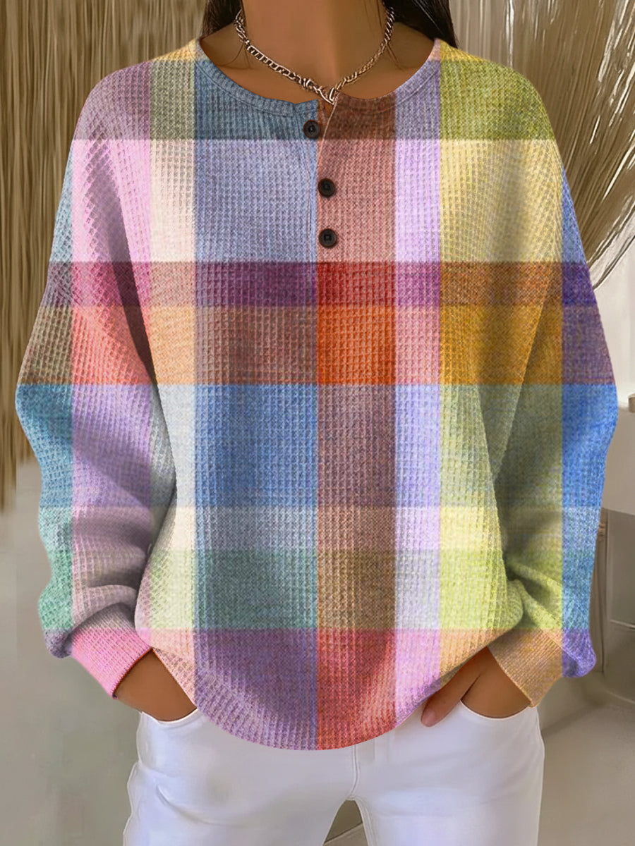 Pull en Tricot Waffle pour Femmes - Emilia Lane
