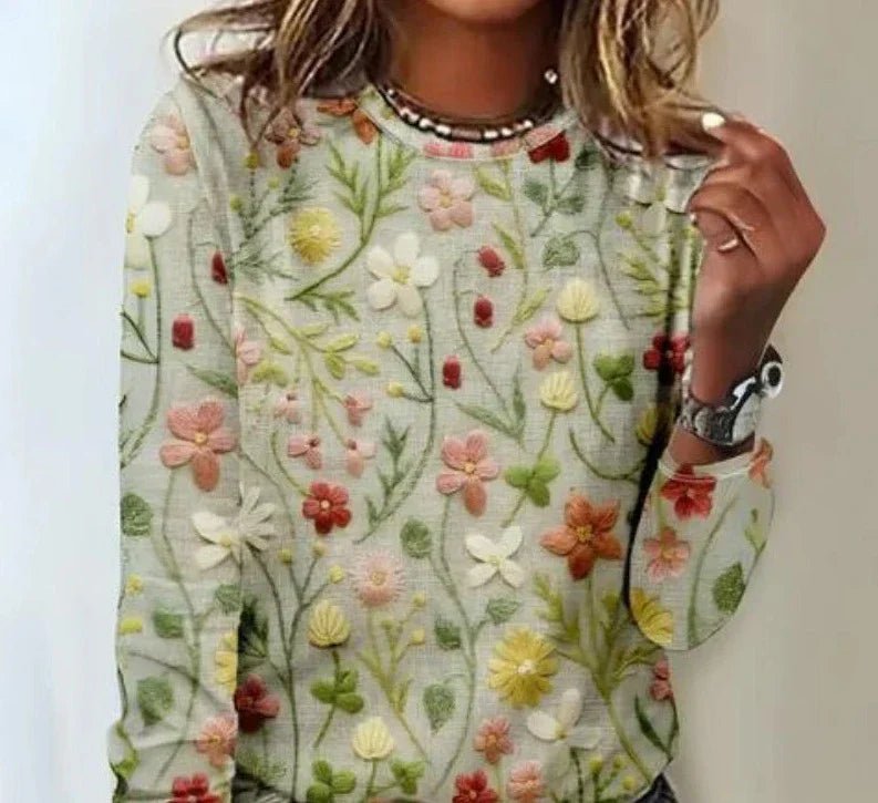 Pull - Over à Motif Géométrique pour Femmes - Emilia Lane