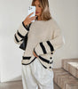 Pull - over beige à manches longues pour femmes - Emilia Lane