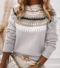 Pull - over d'hiver avec motifs pour Femmes - Emilia Lane