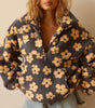 Pull Polaire Imprimé Florale pour Femmes - Emilia Lane
