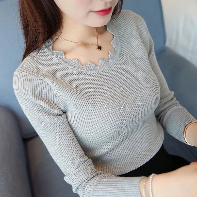 Pullover en Viscose à Col Rond pour Femme - Emilia Lane