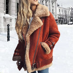 Veste en Daim et lammleder pour Femmes