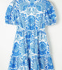 Robe Mini à Imprimé Floral Rétro pour Femmes