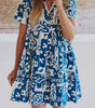 Robe à Fleurs Évasée pour Femmes