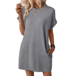 Robe à col rond pour femmes - Emilia Lane