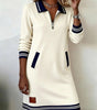 Robe à manches longues en coton pour femmes - Emilia Lane
