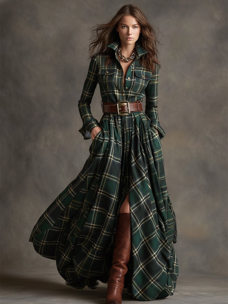 Robe asymétrique à manches longues pour Femmes - Emilia Lane