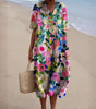 Robe d'été à fleurs pour femmes - Emilia Lane