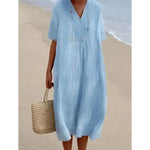 Robe Détente en Coton pour Femme - Emilia Lane