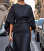 Robe Élégante à Manches Lanterne pour Femmes - Emilia Lane