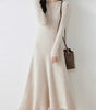 Robe en Laine à Longues Manches pour Femmes - Emilia Lane