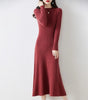 Robe en Laine à Longues Manches pour Femmes - Emilia Lane