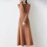 Robe en Laine à Longues Manches pour Femmes - Emilia Lane