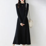 Robe en Laine à Longues Manches pour Femmes - Emilia Lane