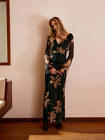 Robe imprimée à col bénitier pour Femmes - Emilia Lane