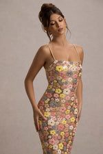 Robe Longue à Bretelles en Sequins pour Femmes - Emilia Lane