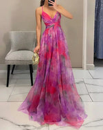 Robe longue à bretelles pour femmes - Emilia Lane