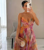 Robe longue à bretelles pour femmes - Emilia Lane