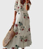 Robe Longue à Col V pour Femmes - Emilia Lane
