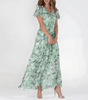 Robe Longue à Imprimé Floral en Chiffon pour Femmes - Emilia Lane