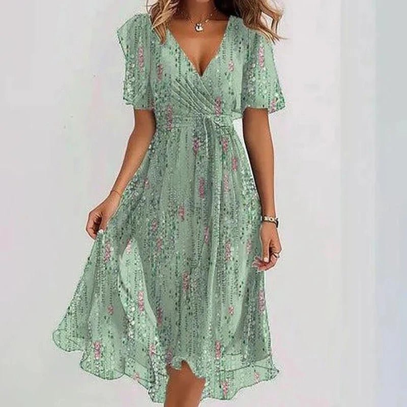 Robe longue à imprimé floral pour Femmes - Emilia Lane