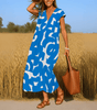 Robe Longue à Imprimé Géométrique pour Femme | Idéale pour l'Été - Emilia Lane