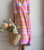Robe Longue à Manches Longues Col V pour Femmes - Emilia Lane