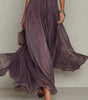 Robe Longue avec Encolure Goutte et Bordure en Dentelle pour Femmes - Emilia Lane