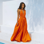 Robe longue bandage dos nu pour femmes - Emilia Lane
