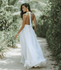 Robe longue bandage dos nu pour femmes - Emilia Lane