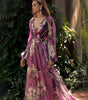 Robe longue en chiffon imprimé fleuri pour femmes - Emilia Lane