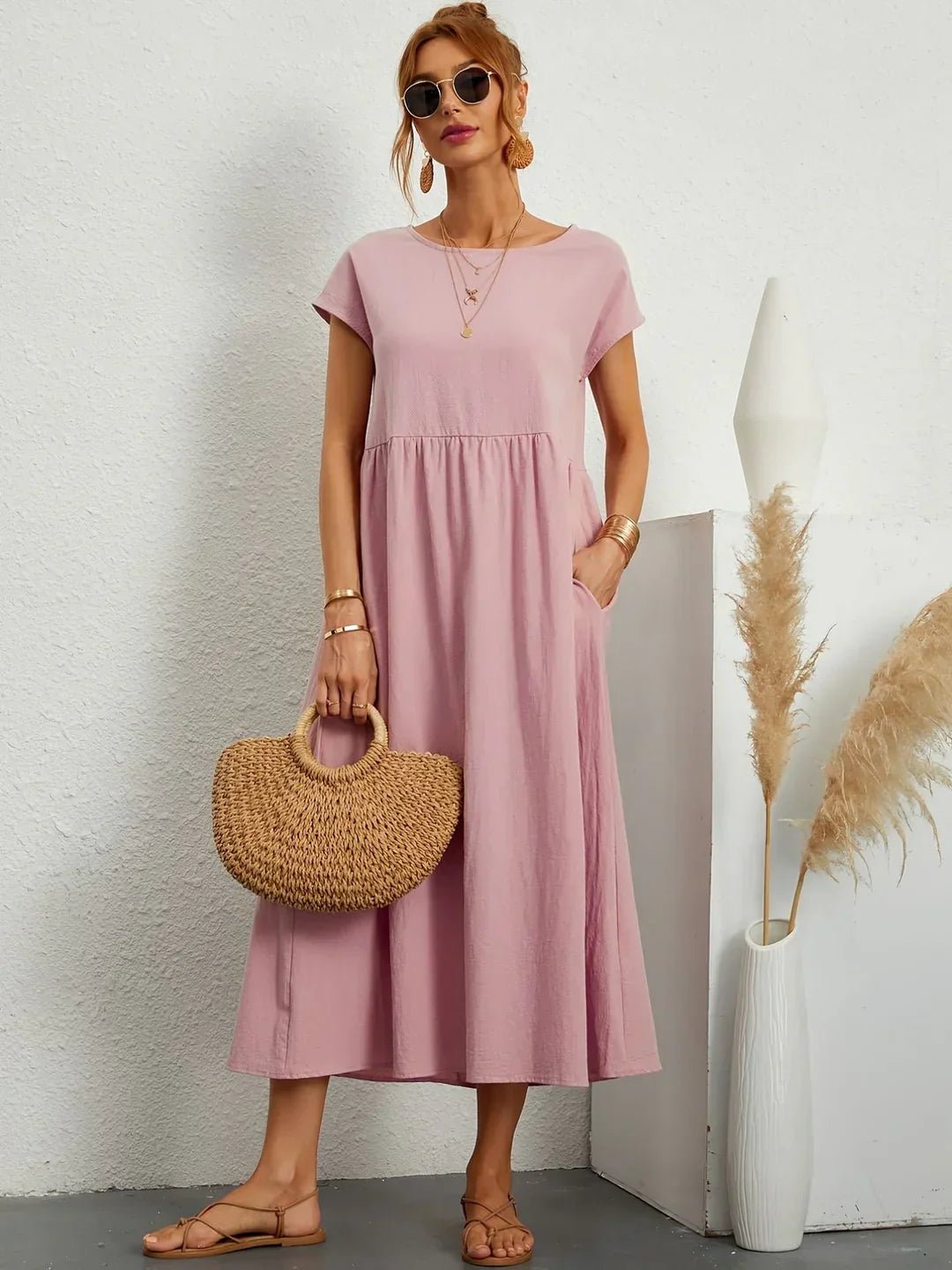 Robe Longue en Coton pour Femmes - Emilia Lane