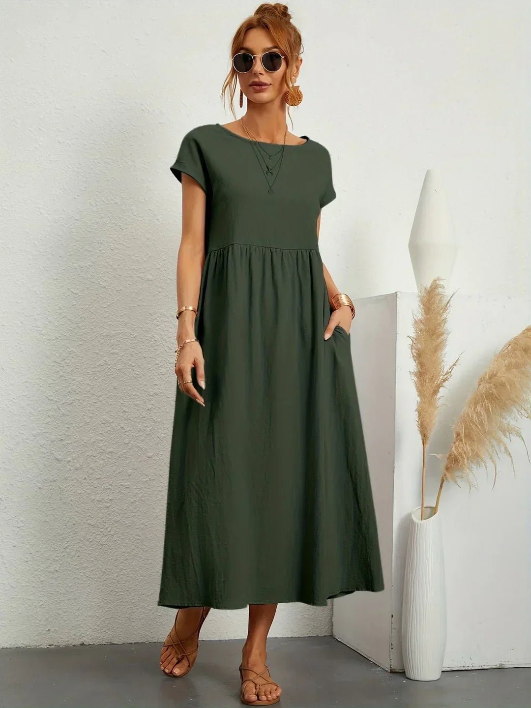 Robe Longue en Coton pour Femmes - Emilia Lane