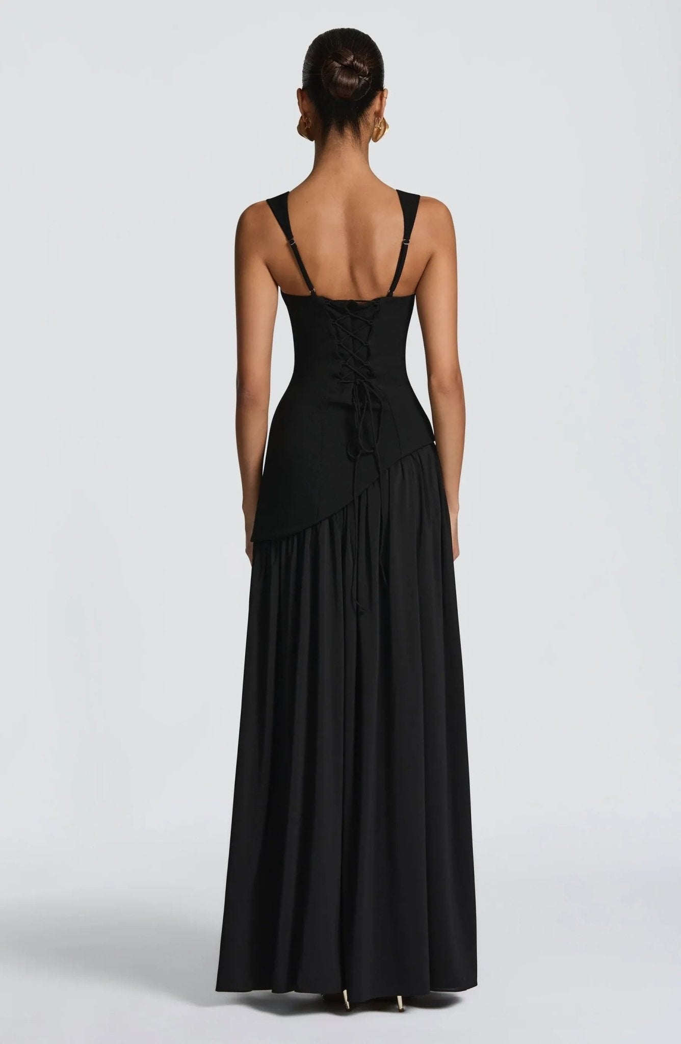 Robe Longue Évasée à Taille Cintrée pour Femme | Idéale pour les Sorties - Emilia Lane