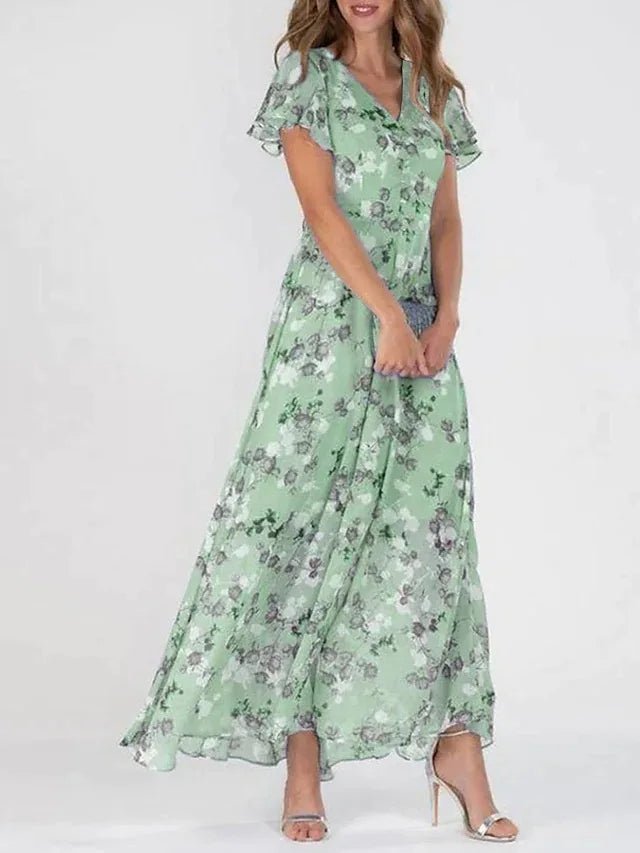 Robe Longue Fluide en Chiffon pour Femmes - Emilia Lane
