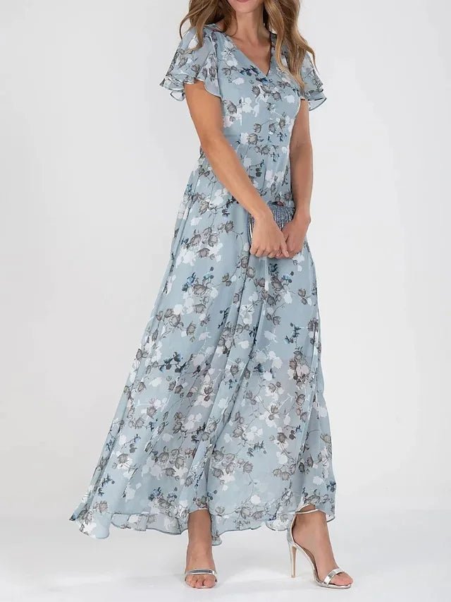 Robe Longue Fluide en Chiffon pour Femmes - Emilia Lane
