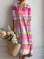 Robe Longue Fluide pour Femmes - Emilia Lane