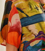 Robe Longue Imprimé Tropicaux Manches Courtes pour Femme - Emilia Lane