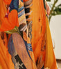 Robe Longue Imprimé Tropicaux Manches Courtes pour Femme - Emilia Lane