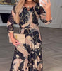 Robe longue imprimée pour femmes - Emilia Lane