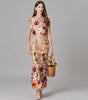 Robe Longue sans Manches à Appliqué Floral pour Femme | Idéale pour les Sorties - Emilia Lane