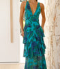 Robe Maxi en Chiffon à Volants pour Femmes - Emilia Lane