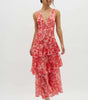 Robe Maxi en Chiffon à Volants pour Femmes - Emilia Lane
