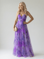 Robe Maxi Sans Manches à Imprimé pour Femme - Emilia Lane